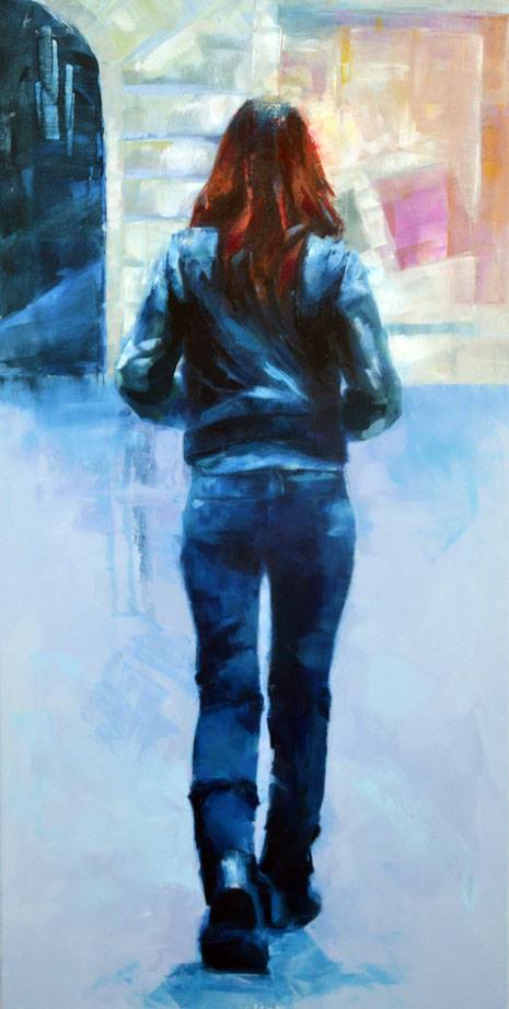 I'll Call you by Sal Jones, Oil on canvas